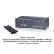 Switch de video VGA 2x1 + Audio con control remoto